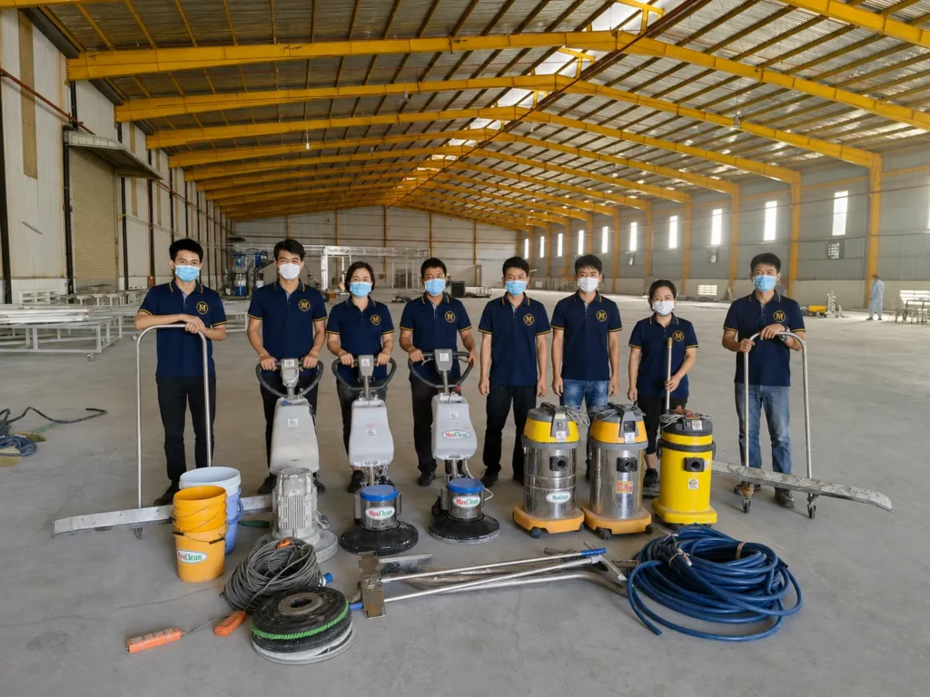 Đội ngũ và thiết bị của Minh Tín
