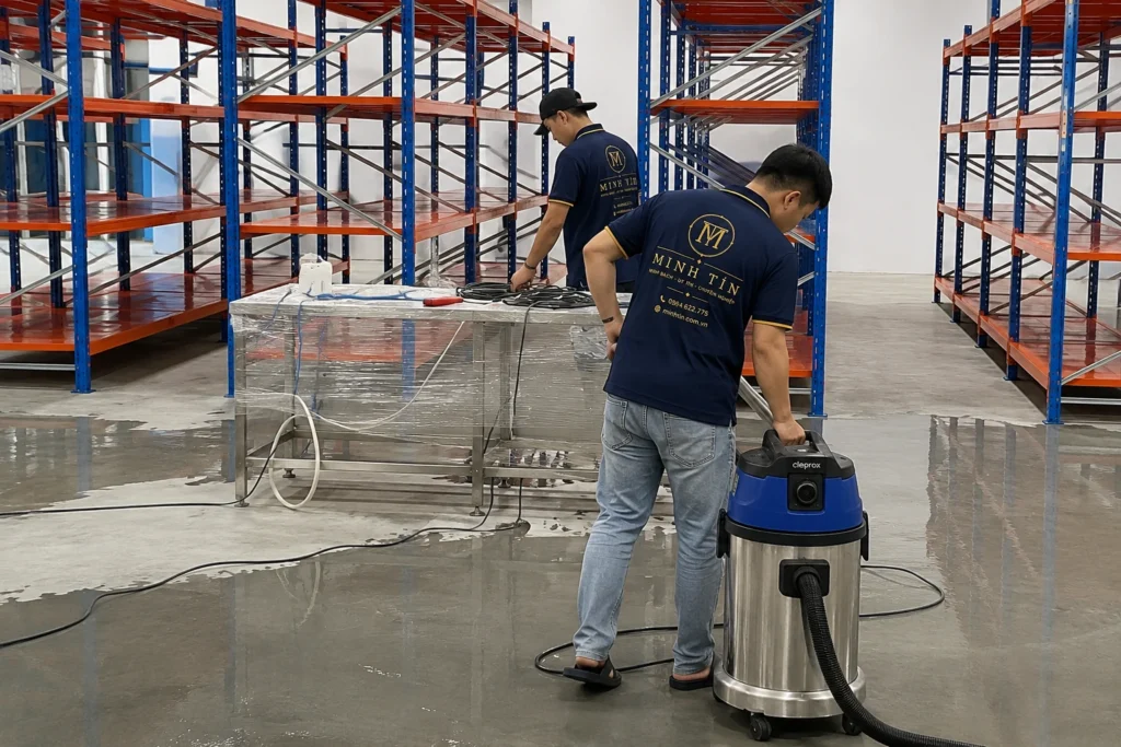 Nhân viên vệ sinh công nghiệp Cần Thơ