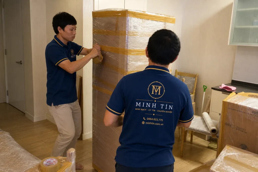 Nhân viên đóng gói tại Cần Thơ