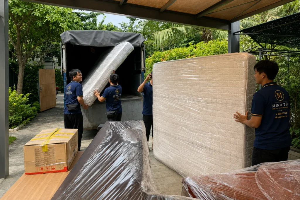 Nhân viên bốc xếp tại Cần Thơ